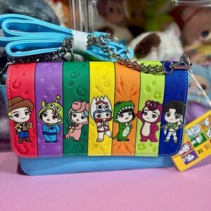Loungefly TinyTAN Toystory - BTS Light Blue Crossbody Bag